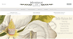 Desktop Screenshot of bellemaisonart.com